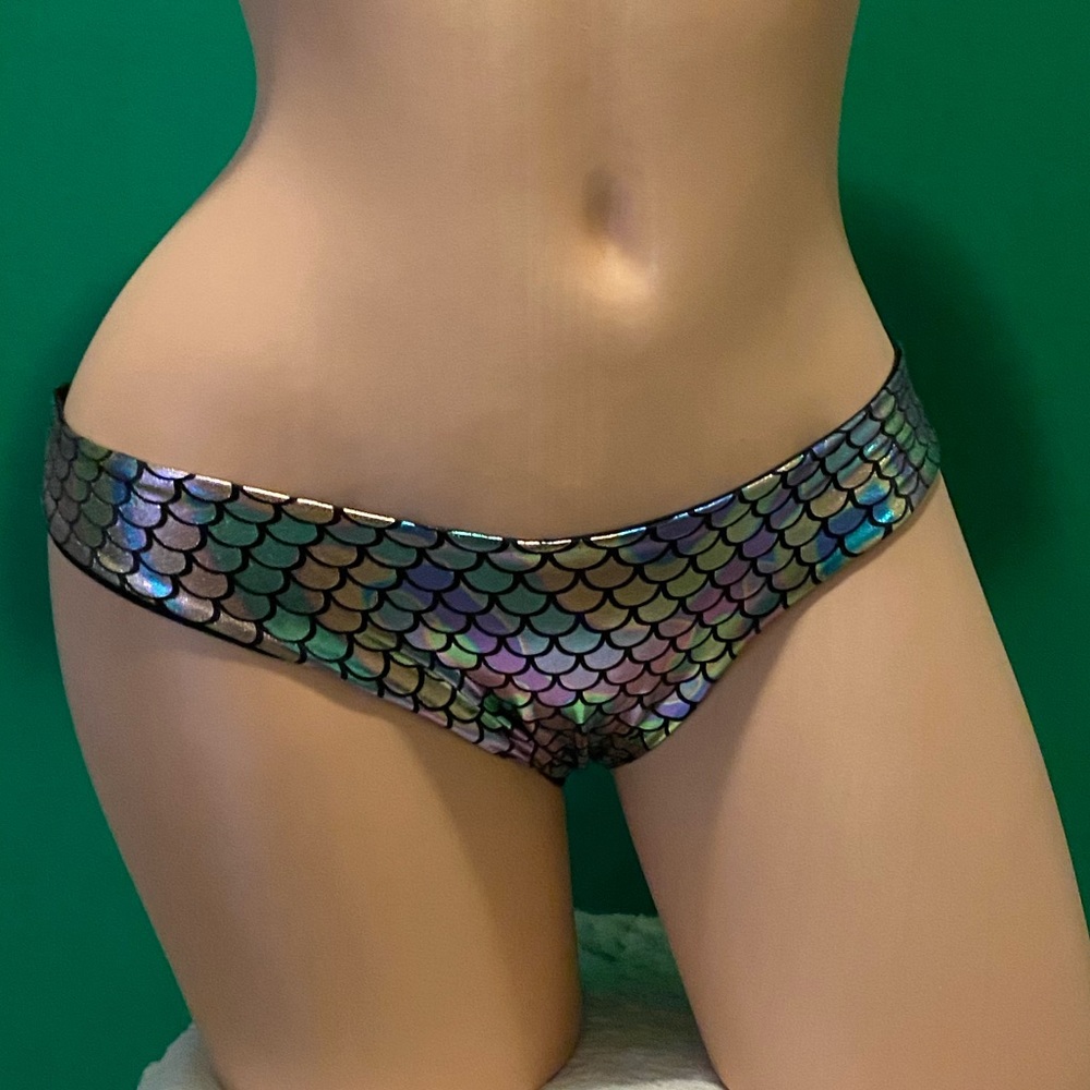 Handmade Multi Color Bikini Bottom Woman Size S/M